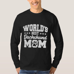 T-shirt Monde Best Dachshund Maman