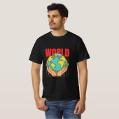 T-shirt Monde – Conception de globe d'aventure de voyage (Devant entier)