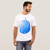 T-shirt Monde de dauphin (Devant entier)