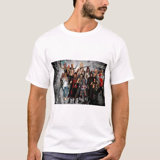 T-shirt Monde de la révérence numérique (Devant)