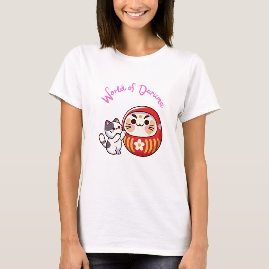 T-shirt Monde de l'art daruma (Devant)