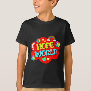 T-shirt Monde de l'espoir coloré