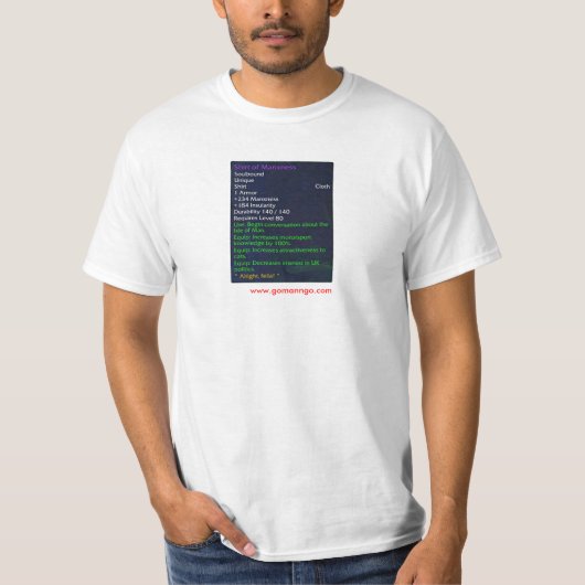 T-shirt Monde de ManxCraft (Devant)