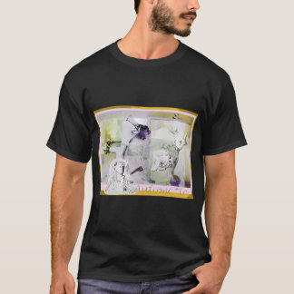 T-shirt Monde de rhinocéros automatique (Média de mixage o