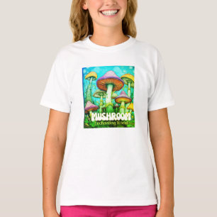 T-shirt Monde Enchanté des Champignons un SS Blanc