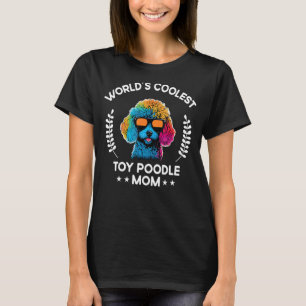 T-shirt Monde est le chien le plus frais maman maman maman