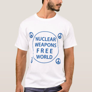 T-shirt monde exempt d'armes nucléaires