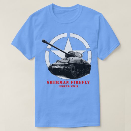 T-shirt Monde M4 Sherman Firefly Tank (Design devant)