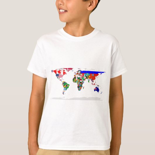 T-shirt Monde marqué (Devant)