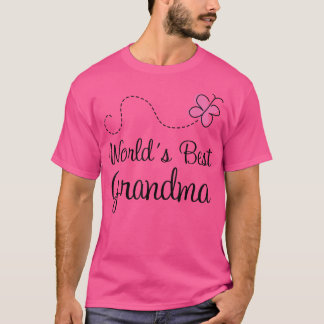 T-shirt Monde Meilleur grand-mère Tee Mothers Day Grand-mè