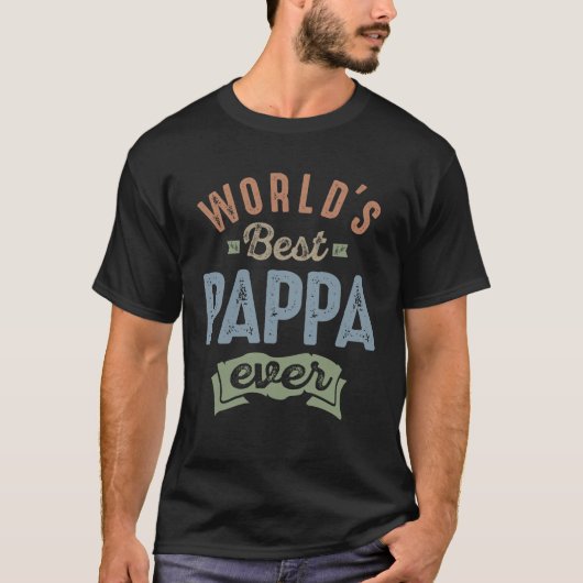 T-shirt Monde meilleur Pappa (Devant)