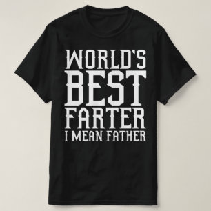 T-shirt monde meilleur plus loin je veux dire père