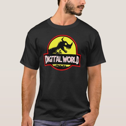 T-shirt Monde numérique (Devant)
