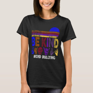 T-shirt Monde où l'on peut être n'importe quoi Signer Lang