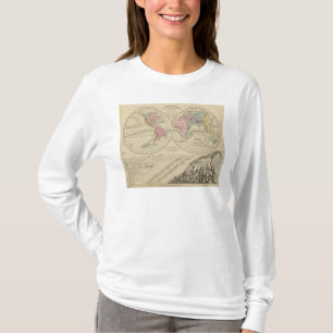 T-shirt Monde, réseaux fluviaux