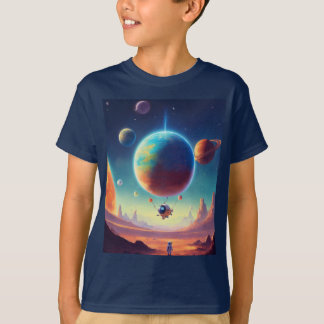T-shirt monde spatial