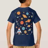 T-shirt monde spatial (Dos)