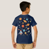 T-shirt monde spatial (Dos entier)