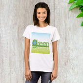 T-shirt Monde vert