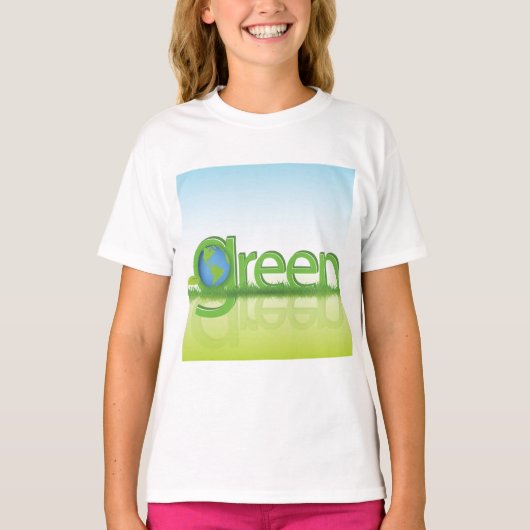 T-shirt Monde vert (Devant)