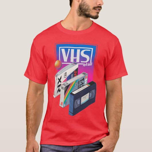 T-shirt Monde VHS (Devant)