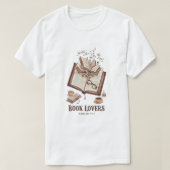 T-shirt Mondes dans les pages (Design devant)