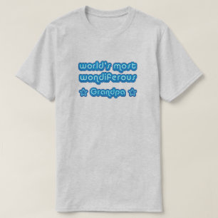 T-shirt Mondes la plupart de grand-papa de Wondiferous