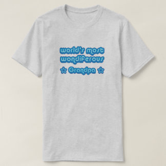 T-shirt Mondes la plupart de grand-papa de Wondiferous