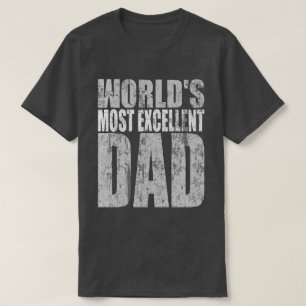 T-shirt Mondes le plus excellent papa