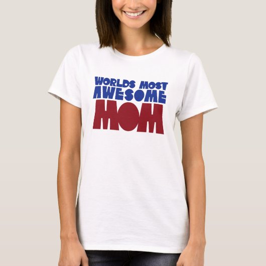 T-shirt Mondes les plus merveilleux maman (Devant)