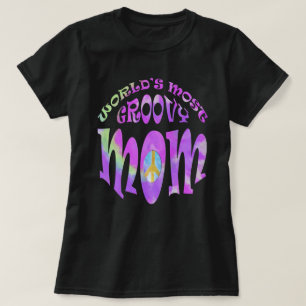 T-shirt Mondes les plus Super Maman Pastel