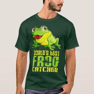T-shirt Mondes Meilleur Capteur de grenouilles Capteur de