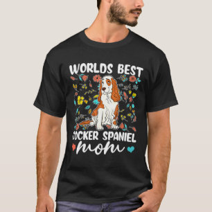 T-shirt Mondes meilleur Cocker Spaniel Maman Drôle Chien