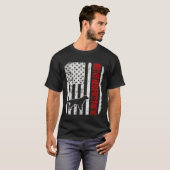 T-shirt Mondes Meilleur Eau Américaine Espagnol Papa Améri (Devant entier)