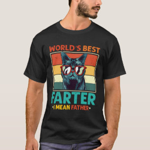 T-shirt Mondes meilleur Fer Je veux dire Père Chat Papa Fê