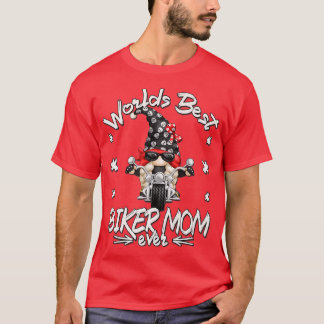 T-shirt Mondes Meilleur Vélo Maman Pour Grand-Mère Funny V