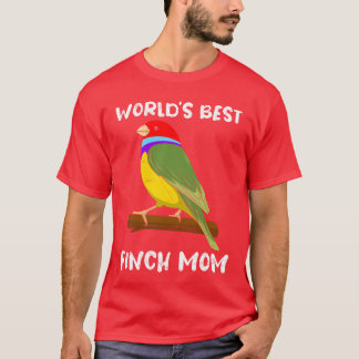 T-shirt Mondes Meilleures Finches Maman Oiseau Oiseau Oise