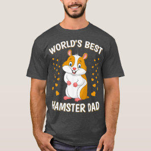T-shirt Mondes Mens Meilleur Hamster Papa Drôle Mignonne A