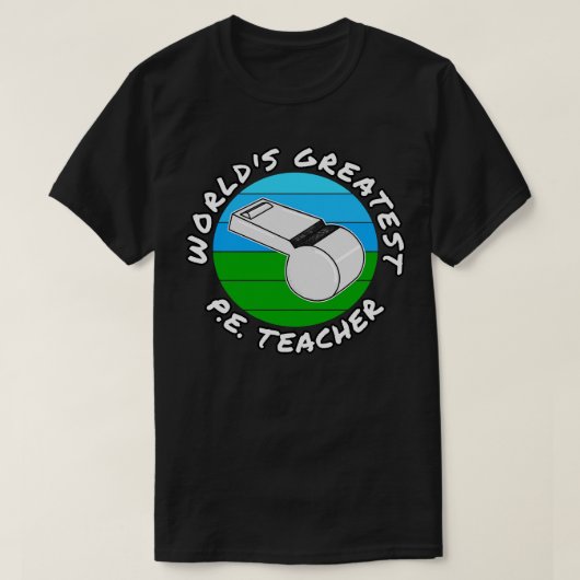 T-shirt Mondes plus grand PE enseignant(e) éducation physi (Design devant)
