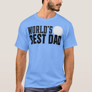 T-shirt Mondes simples Typographie du meilleur papa avec G