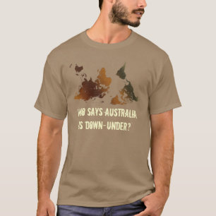 T-Shirt MONDIAL DE CARTE MONDIALE DE NZ Funny DESC