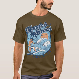 T-shirt Mondos Beach California dans les années 1970 Surf