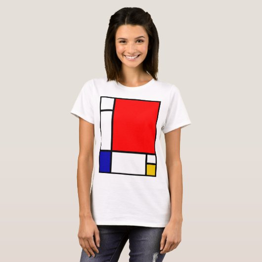 T-shirt Mondrian 1 (Devant entier)