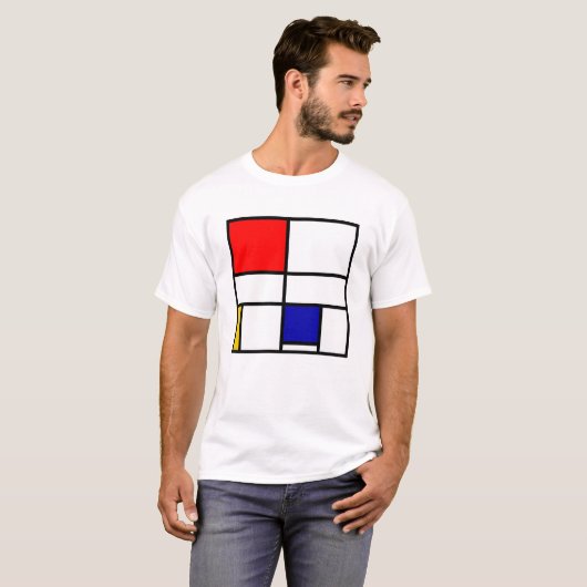 T-shirt Mondrian 3 (Devant entier)