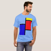 T-shirt Mondrian gift friend vintage (Devant entier)