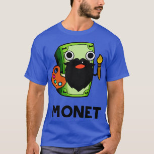 T-shirt Monet Cute Artiste Argent Pun 1