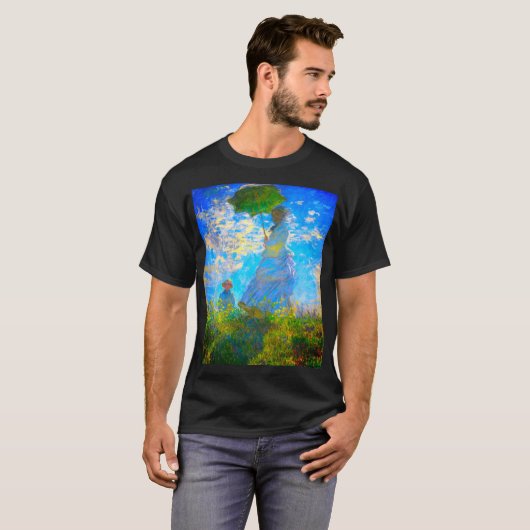 T-shirt Monet Woman avec un parasol (Devant entier)