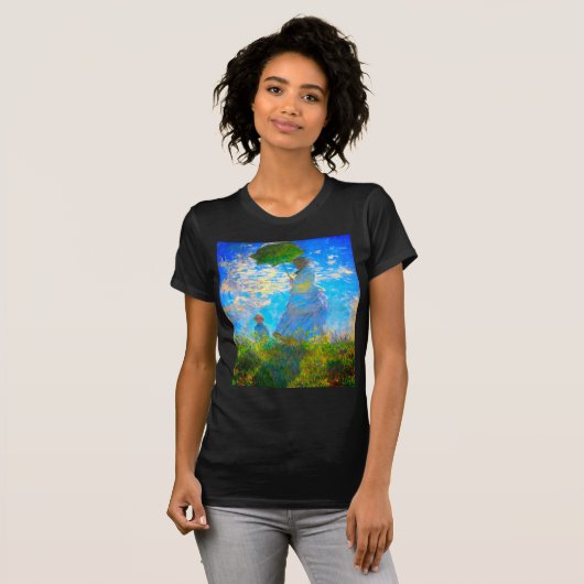 T-shirt Monet Woman avec un parasol (Devant entier)