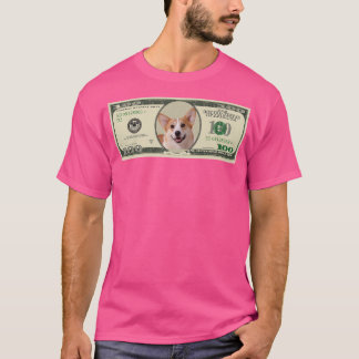 T-shirt Money Chien 100 Pembroke Welsh Corgi891
