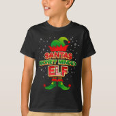 T-shirt Money Minded Elf Christmas Matching Costumes X-mas (Devant)